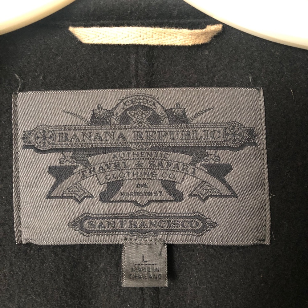 Banana republic men’s pea coat NWOT